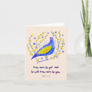 Doves of Peace: Ukraine Unity and Harmony Card