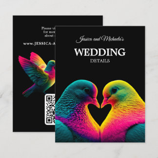 🌈 Doves of Promise🕊️ with QR code Enclosure Card