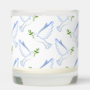 Doves Pillar Candle