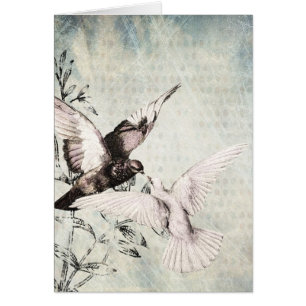 Doves Wedding Congrats Cards