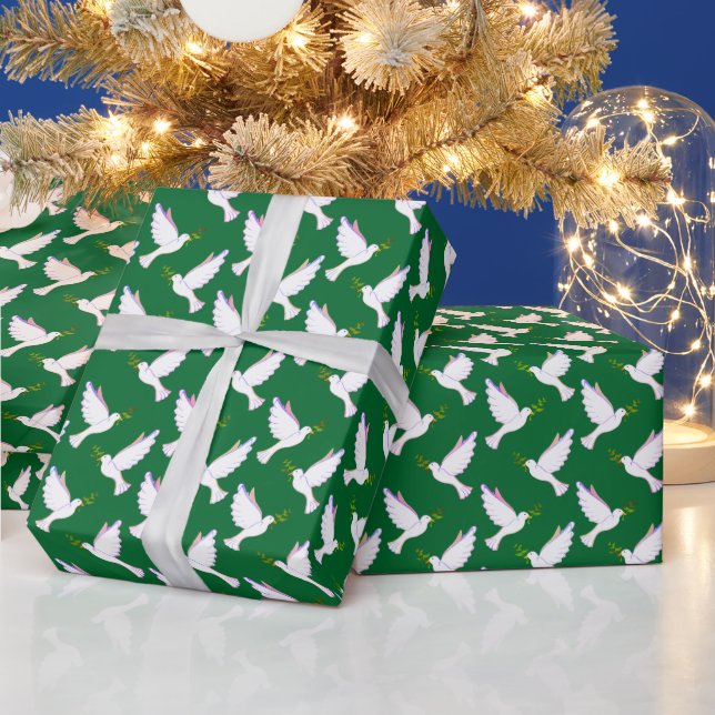 Doves  wrapping paper (Holidays)