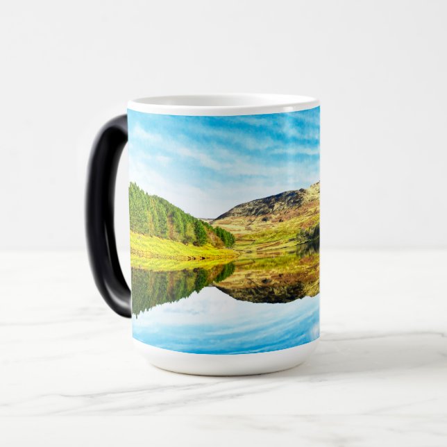 Dovestone Reservoir in winter Mug (Front Left)