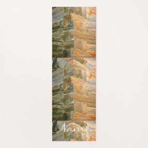 Dovetail corners of log cabin Thunder_Cove Yoga Mat