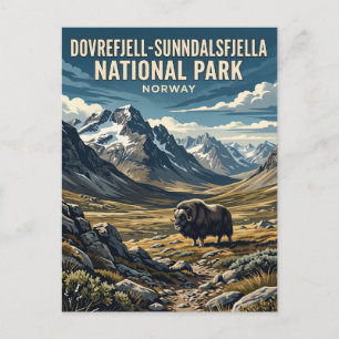 Dovrefjell-Sunndalsfjella National Park Norway Postcard