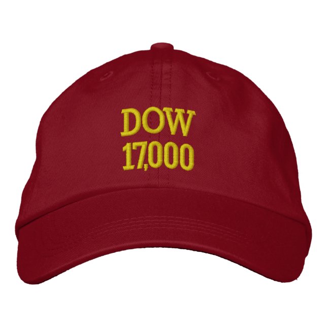 DOW 17000 EMBROIDERED BASEBALL HAT (Front)