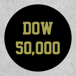 Dow 50,000 Stock Market Celebration Patch
