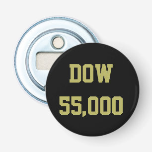 Dow 55,000 Stock Market Celebration Bottle Opener