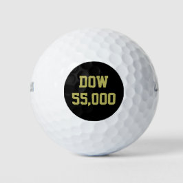 Dow 55,000 Stock Market Celebration Golf Balls