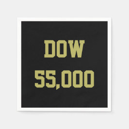 Dow 55,000 Stock Market Celebration Napkins