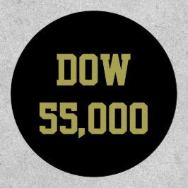 Dow 55,000 Stock Market Celebration Patch