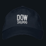 DOW Stock Market 50K 50,000 2026 Custom Embroidery Embroidered Baseball Cap<br><div class="desc">DOW Stock Market 50K 50, 000 2026 Custom Embroidery Embroidered Baseball Cap. NYSE Hat Dow 50000 Stock Broker Custom Embroidery Adjustable Navy Unstructured Classic Baseball Cap Dad hat Personalization Option. It is a sturdy and comfy hat and a winning candidate for everyday wear as well as for making a fashion...</div>
