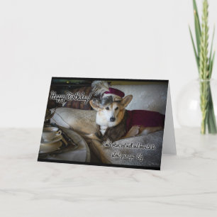 Dowager Duchess Birthday Corgi Card