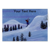 Dowhill Skier (Front Horizontal)