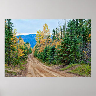 Down a Dirt Road Horizontal Poster