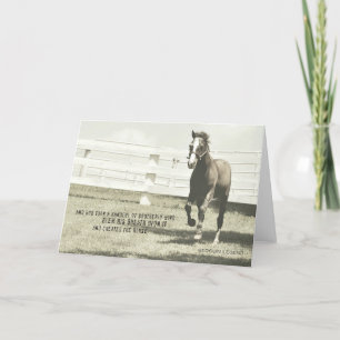 DOWN AND BACK Greeting Card