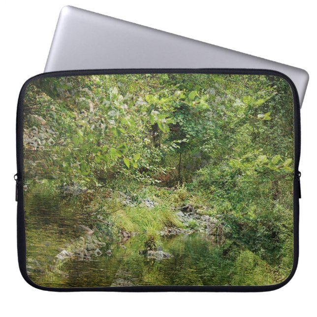 Down at the creek..... laptop sleeve (Front)