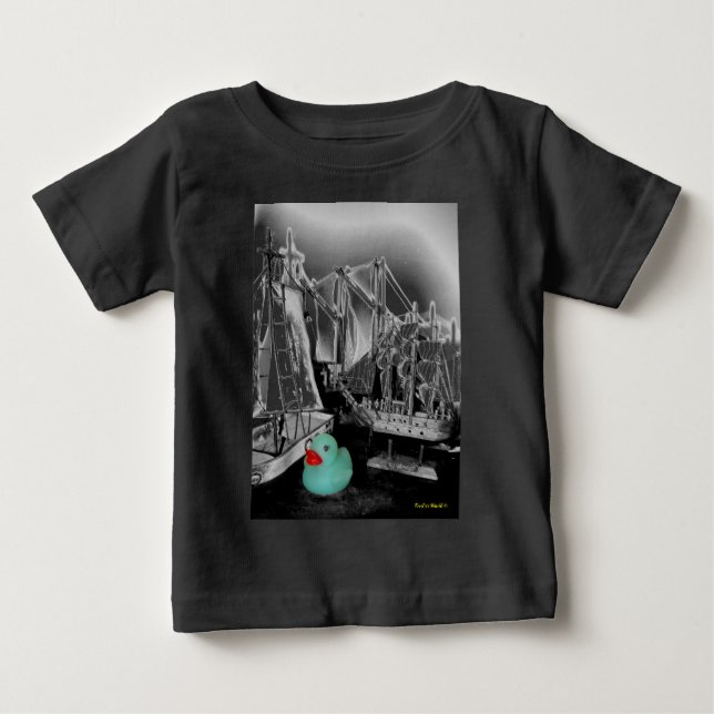 "Down by the Seaside" Rubber Duck baby wear Baby T-Shirt (Front)