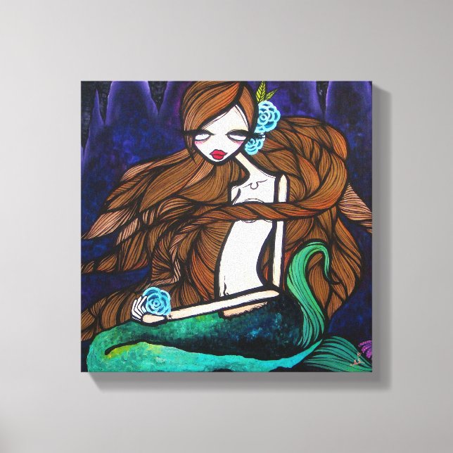 "Down By The Water" Wrapped Canvas, 12"x12" Canvas Print (Front)