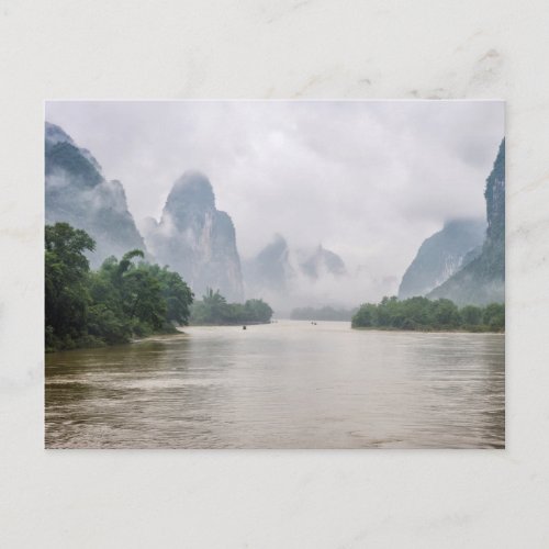 Down by the Yangshuo river Postcard