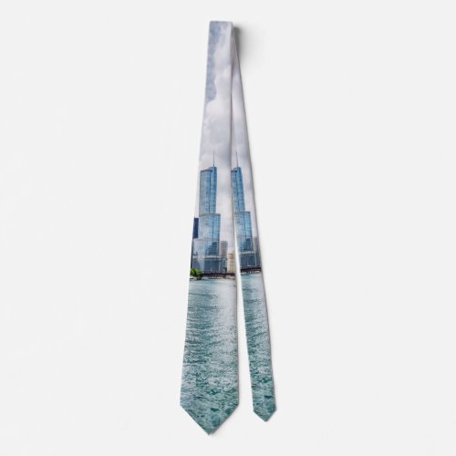 Down Chicago River Neck Tie