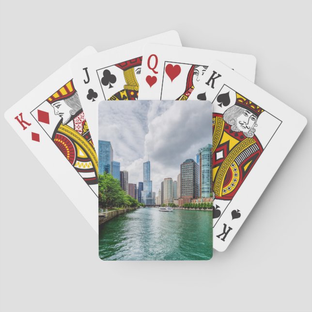 Down Chicago River Poker Cards (Back)
