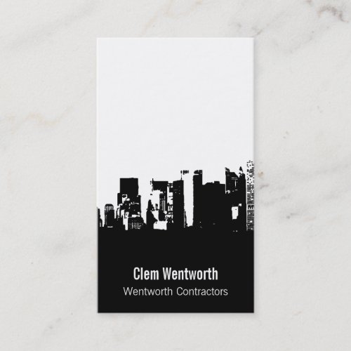 Down Downtown Business Card Template