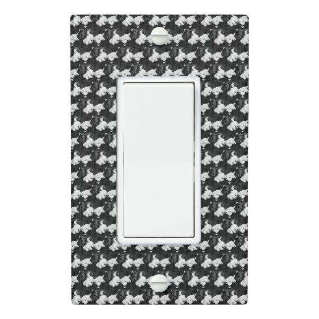 down fluffy light switch cover (In Situ)