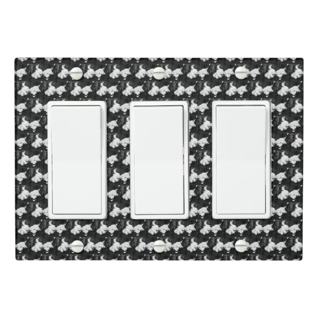 down fluffy light switch cover (In Situ)