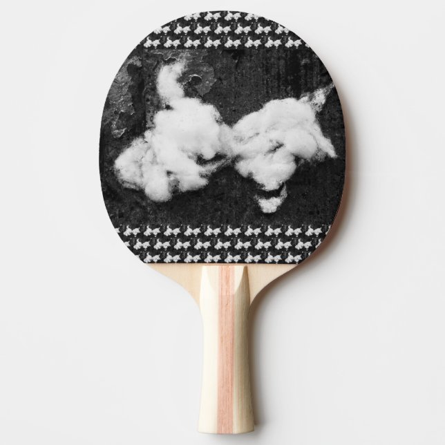 down fluffy ping pong paddle (Front)