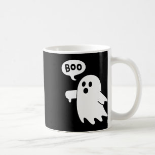 Down Ghost Screaming Boo Disapproval Ghost Hallowe Coffee Mug