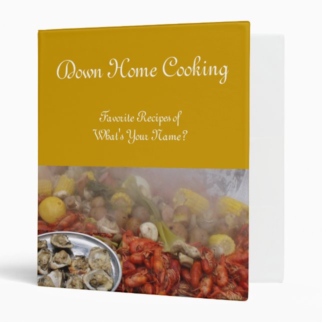 Down Home Cooking Binder (Front/Inside)