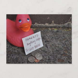 Down in the Ducks Postcard