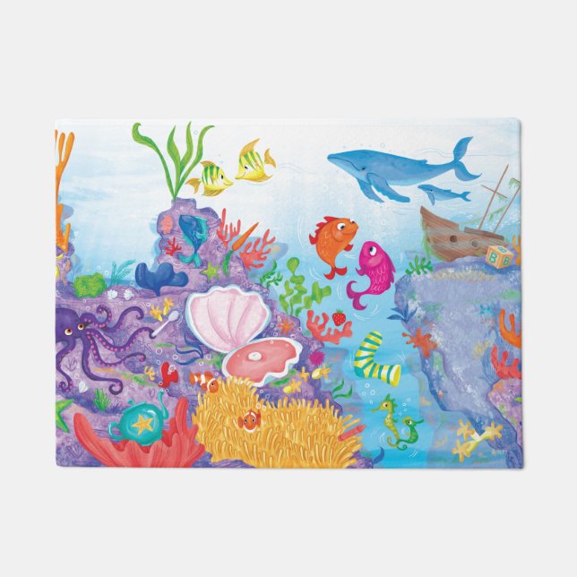 Down In The Ocean Doormat (Front)