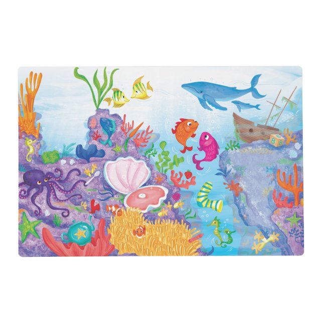 Down In The Ocean Placemat (Front)