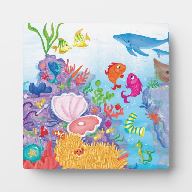 Down In The Ocean Plaque (Front)