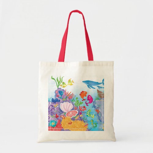 Down In The Ocean Tote Bag