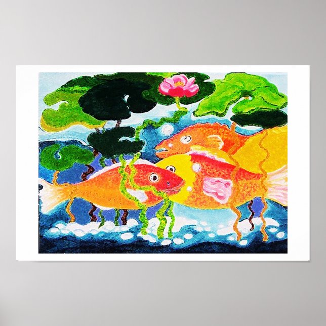 Down in the Pond Poster (Front)