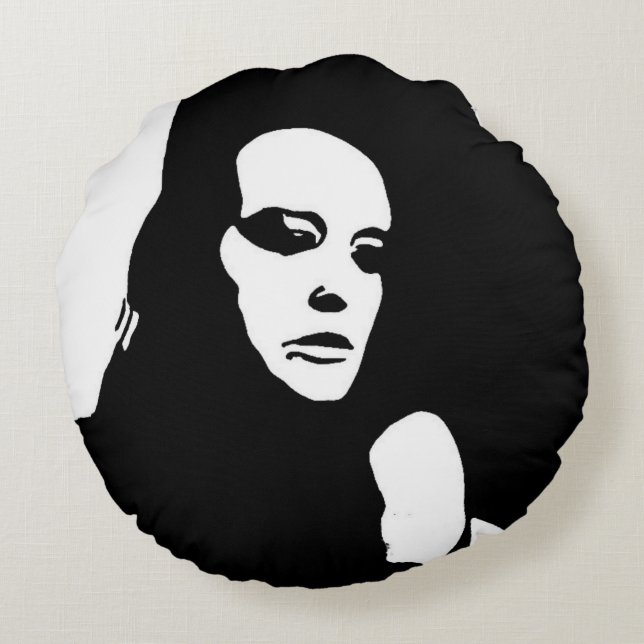 Down Looker Round Pillow (Back)