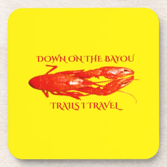 Down On The Bayou Beverage Coaster (Front)
