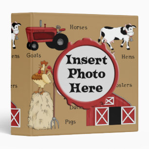 Down On The Farm Avery Binder