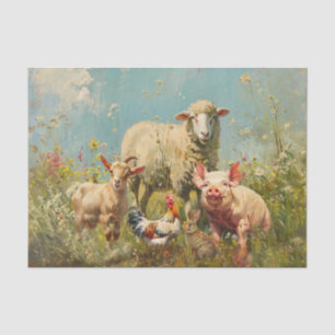 Down on the Farm Tissue Paper