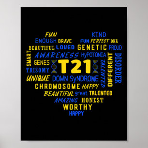 Down Syndrome Acceptance Awareness Day Down Syndro Poster