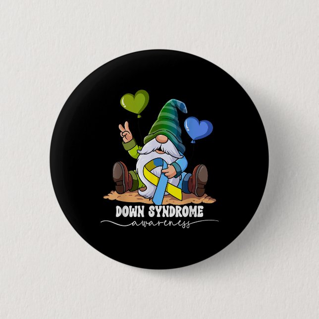Down Syndrome Awareness _1  Button (Front)