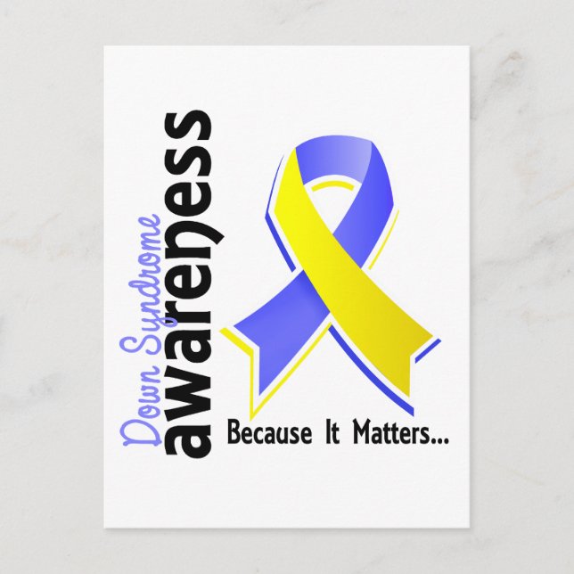 Down Syndrome Awareness 5 Postcard (Front)