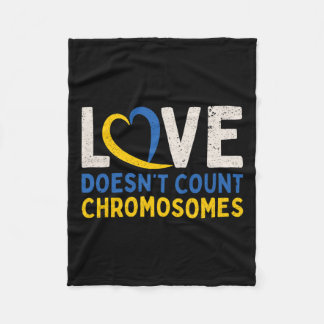 Down Syndrome Awareness Awesome Down Syndrome  Fleece Blanket