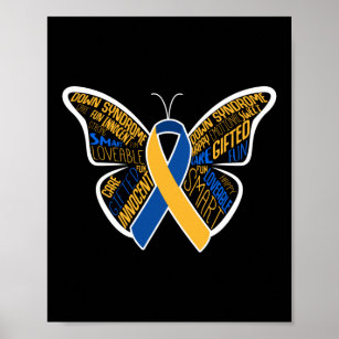 Down Syndrome Awareness Butterfly Special Poster