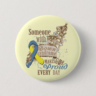 Down syndrome awareness button