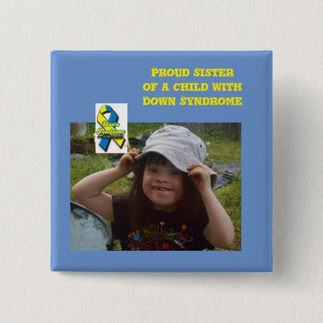 down syndrome awareness button (Front)