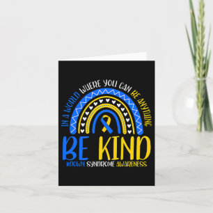 Down Syndrome Awareness  Card