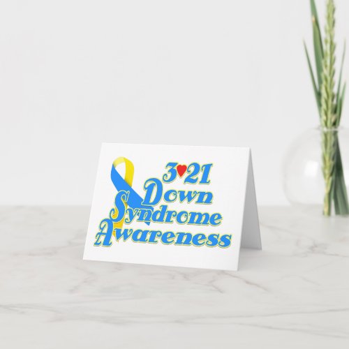 Down Syndrome Awareness Card